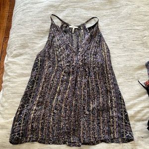 Joie purple and gold tank top